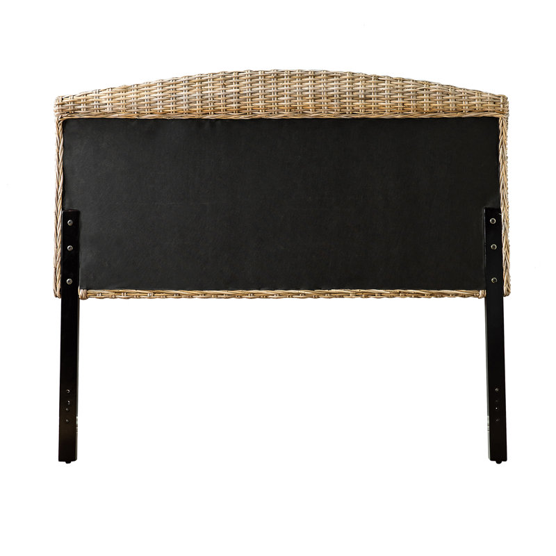 Beachcrest Home Neal Rattan Headboard & Reviews Wayfair